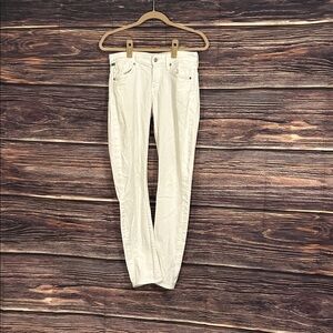 Citizens Of Humanity Mid Rise, Skinny White Denim | Y2K | Size 26